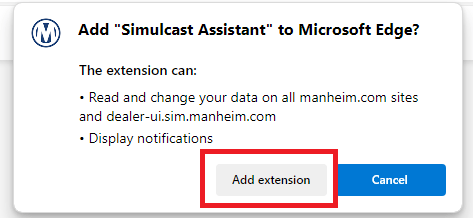 Microsoft Edge Simulcast Assistant