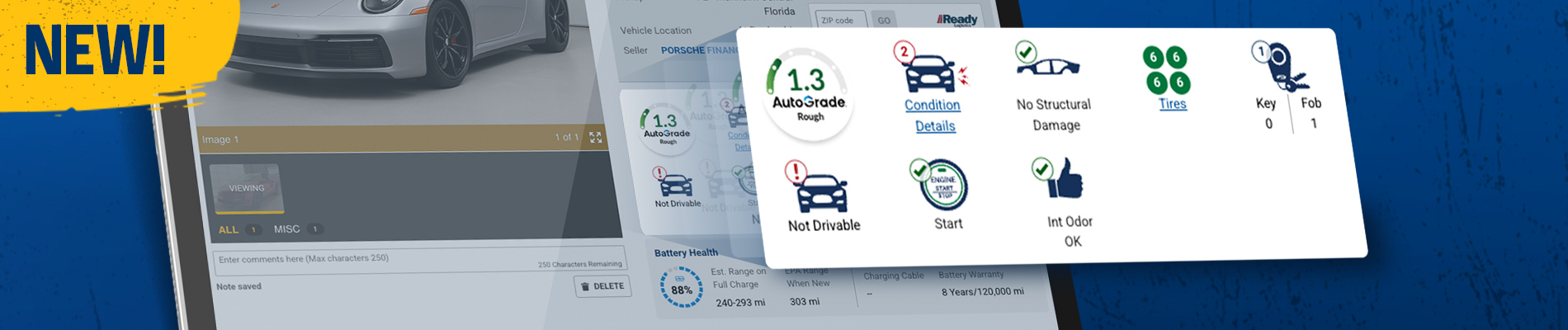 A New Visual Experience for Vehicle Pages